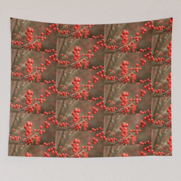 Item preview, Winterberries on Brown designed and sold by Heather Miletich.