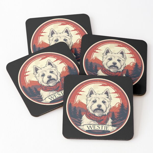 Item preview, Westie in the Scottish Highlands designed and sold by AntiqueImages.