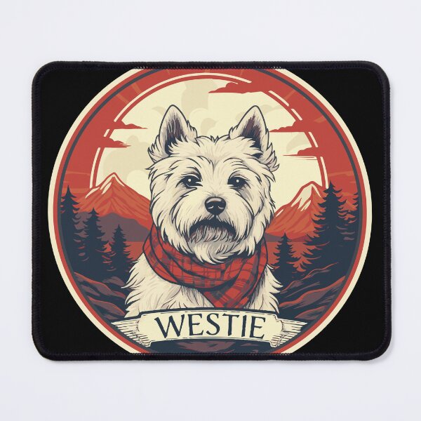 Item preview, Westie in the Scottish Highlands designed and sold by AntiqueImages.
