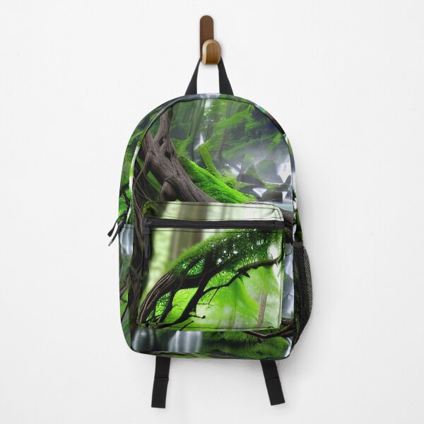 Item preview, A beautiful lush Fairycore Elf forest. designed and sold by PixieDustAIArt.