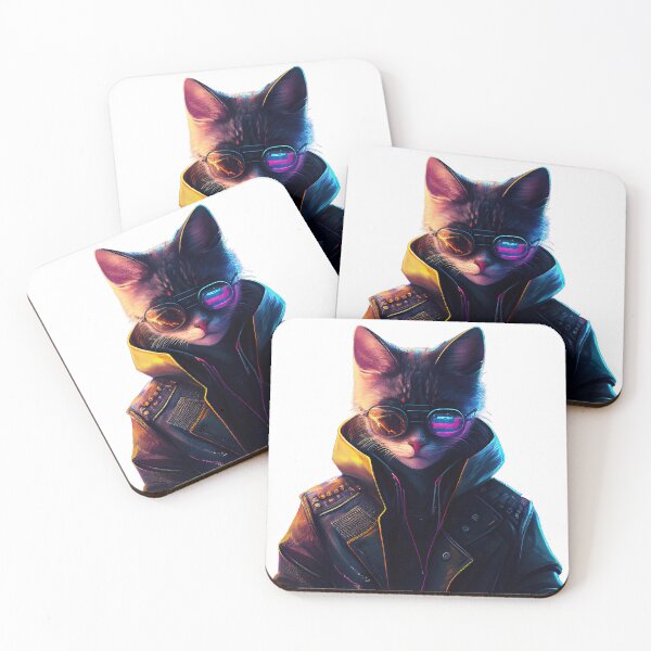 Item preview, S1-004-1 Cyber Beasts Series: Cyberpunk Cat - Part 1 designed and sold by Apainterio.
