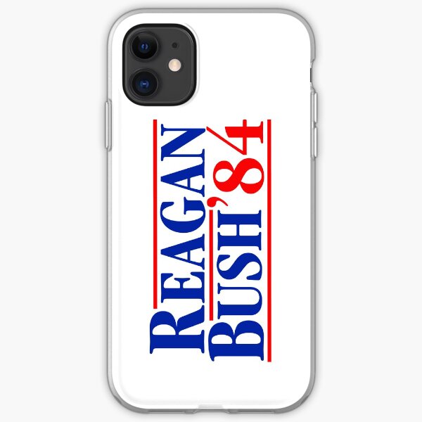 Reagan Bush 84 iPhone Soft Case