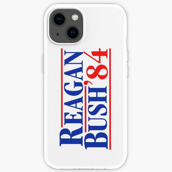 Reagan Bush 84 iPhone Soft Case
