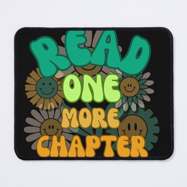 Item preview, Read one more chapther Groovy Book Aesthetic Design for Booknerds designed and sold by GracefulGems.