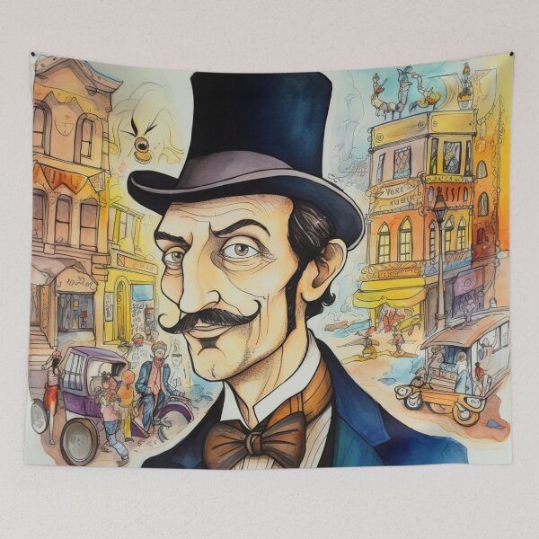 Item preview, Arsene Lupin drawing designed and sold by ComicsFactory.
