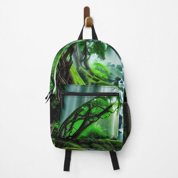 Item preview, A beautiful lush Fairycore Elf forest. designed and sold by PixieDustAIArt.