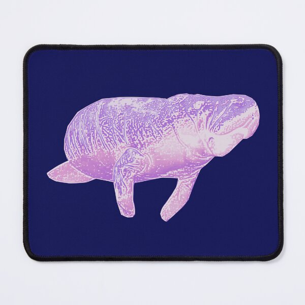 Item preview, Pink Manatee pop art - manatees - sea cow - Florida Manatee art - Swimming with Manatee - I love manatee designed and sold by smooshfaceutd.
