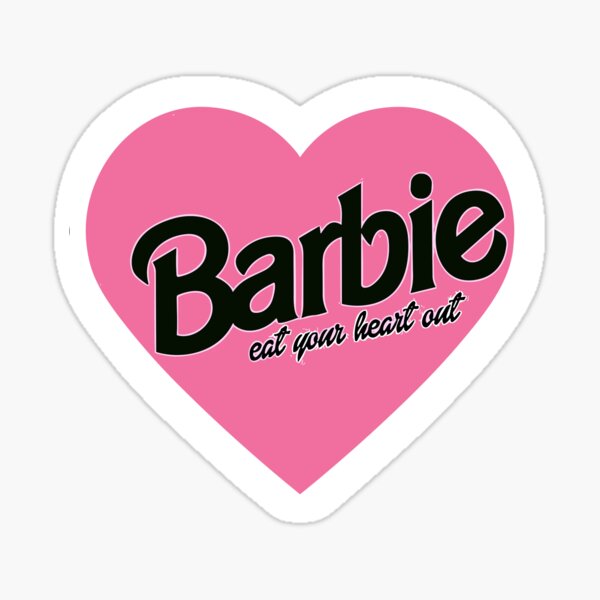 Barbie Hearts Sticker