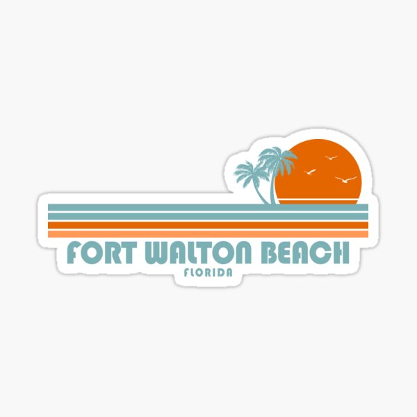 Item preview, Fort Walton Beach Florida Sun Palm Trees designed and sold by Esskay Designs.