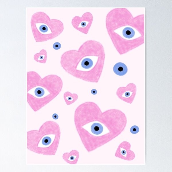 Item preview, corazón y ojo designed and sold by LilyByNc.