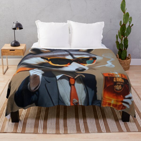 Item preview, A cool and rich raccoon in a cigar room designed and sold by Pelzi100.