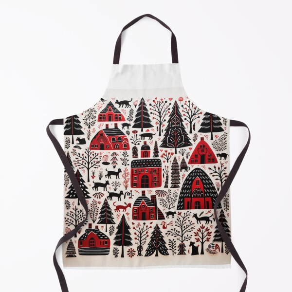 Item preview, Christmas Minimalist Symbolic Sgraffito Line Art designed and sold by BabydellArt.