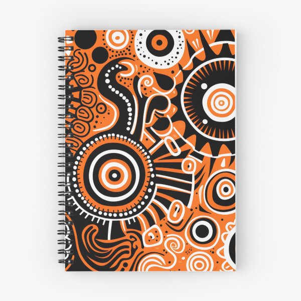 Item preview, Indigenous inspired design in orange and black designed and sold by liana campbell.