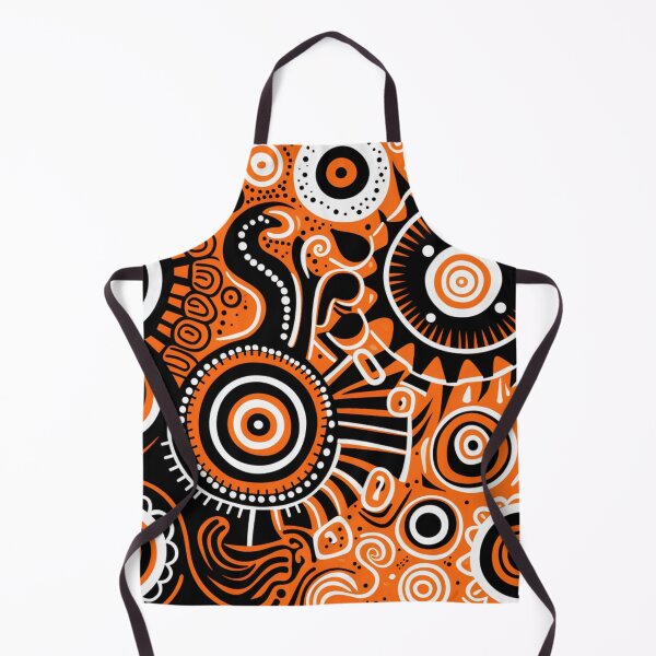 Item preview, Indigenous inspired design in orange and black designed and sold by liana campbell.