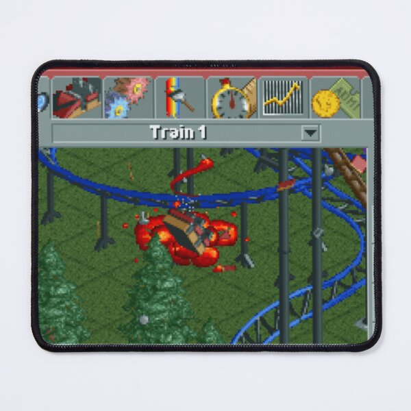 Item preview, RollerCoaster Tycoon Nostalgia - Reliving Classic Amusement Park Adventures designed and sold by Brownpants.