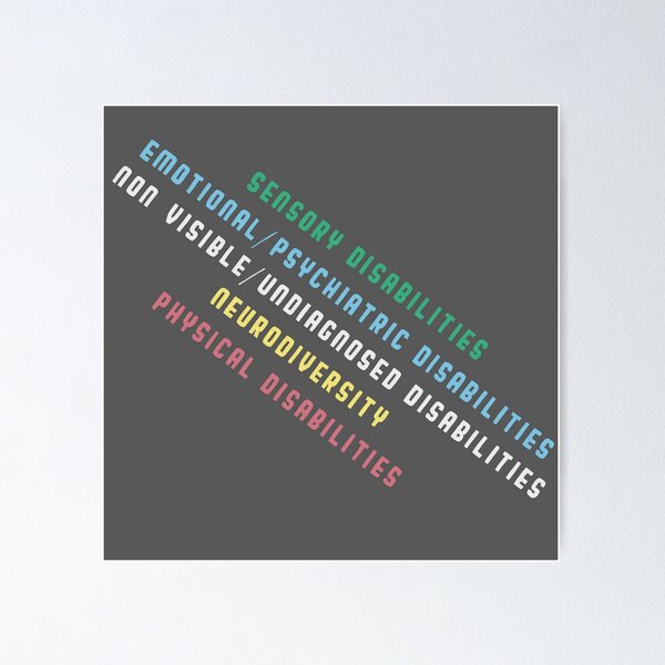 Item preview, Disability pride flag meanings  designed and sold by Becky-Marie.