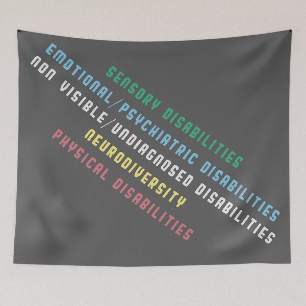 Item preview, Disability pride flag meanings  designed and sold by Becky-Marie.