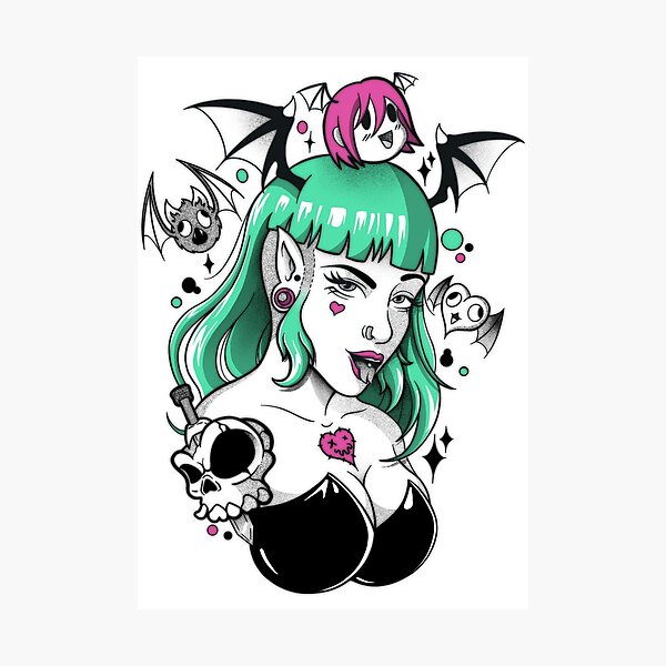 Aperçu de l'œuvre Morrigan gothique créée et vendue par CesarCAS.