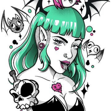 Artwork thumbnail, Morrigan Goth by CesarCAS