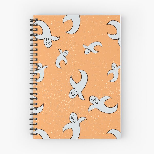 Item preview, Halloween fantoms orange designed and sold by Flora Rose Design.