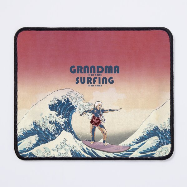 Item preview, Surfer Grandma Surf Retro Surfing Grandmother Vintage Surfer - RED designed and sold by WERICO-T.