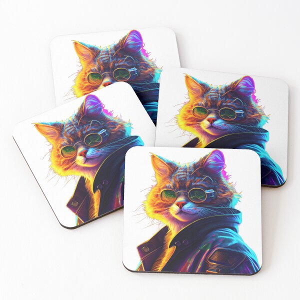Item preview, S1-004-2 Cyber Beasts Series: Cyberpunk Cat - Part 2 designed and sold by Apainterio.