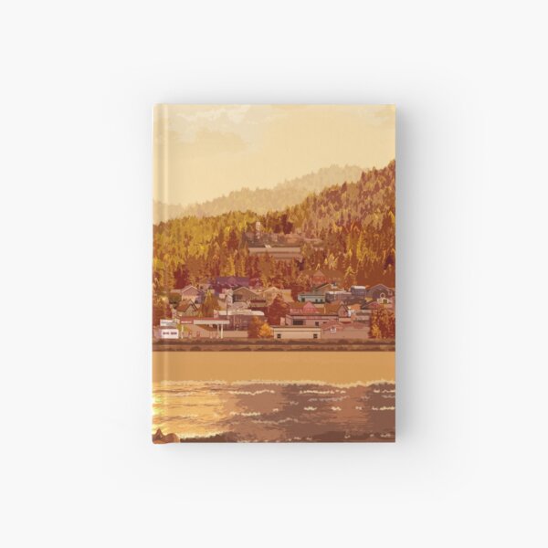 Life is Strange - Arcadia Bay Travel Poster (Sunset) Hardcover Journal