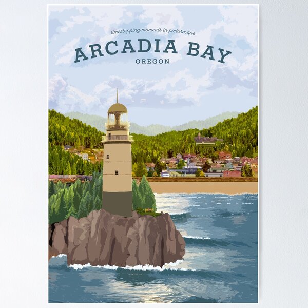Item preview, Life is Strange - Arcadia Bay Travel Poster (Day) designed and sold by Carvill.