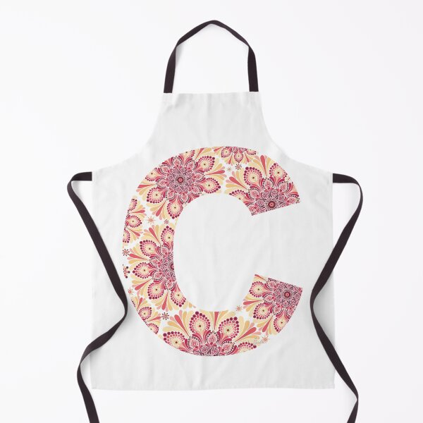 Item preview, Floral Mandala Capital Letter C Sunset designed and sold by Shaseldine.