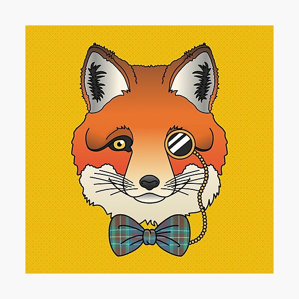 Dapper Fox Photographic Print