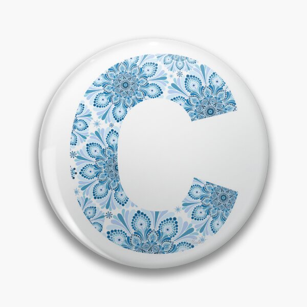 Item preview, Mandala Letter Capital C Blue designed and sold by Shaseldine.