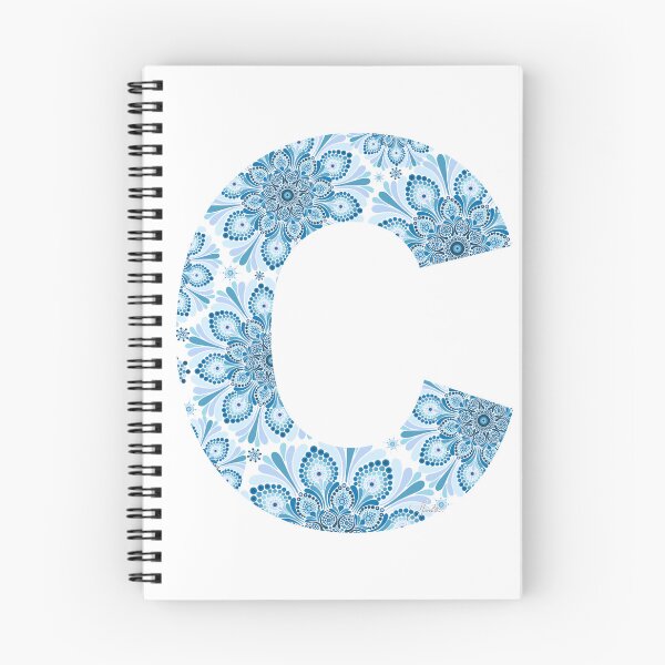 Item preview, Mandala Letter Capital C Blue designed and sold by Shaseldine.