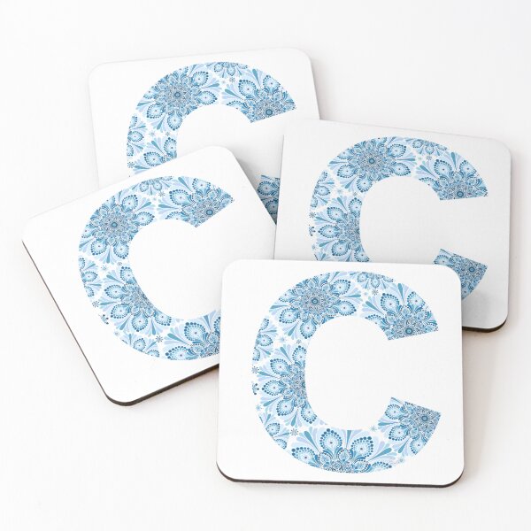 Item preview, Mandala Letter Capital C Blue designed and sold by Shaseldine.