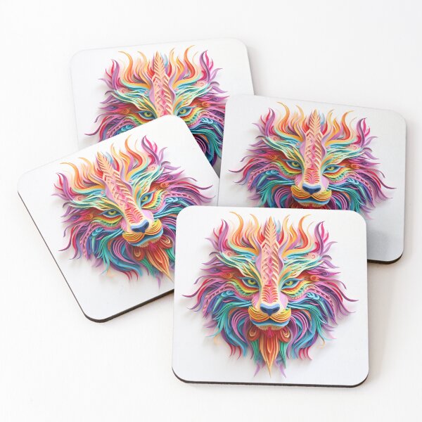 Item preview, Alebrije, paper quilling, Lion designed and sold by Imaginarium888.