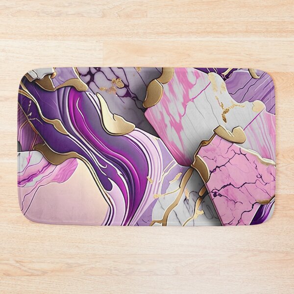 Item preview, Pink, Purple & White Swirled in Gold Accents #2 designed and sold by BirdsnStuff.