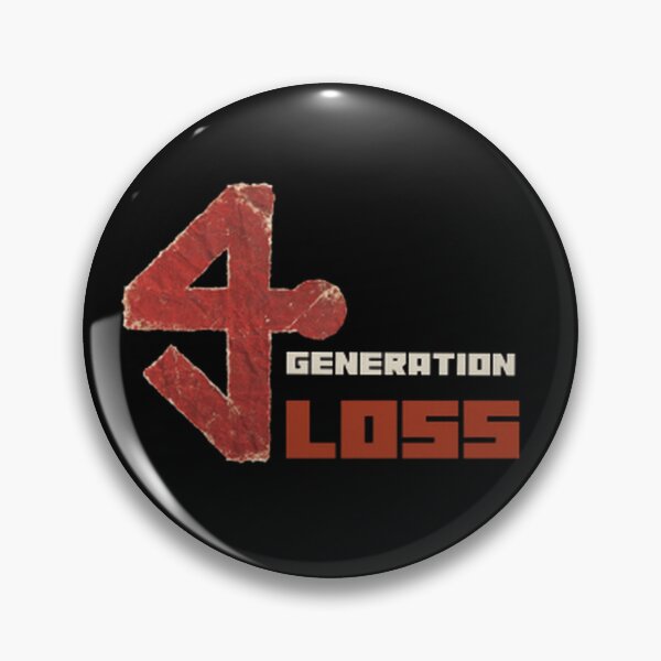 Item preview, Generation loss logo Sticker designed and sold by Rodayna Elnaggar.