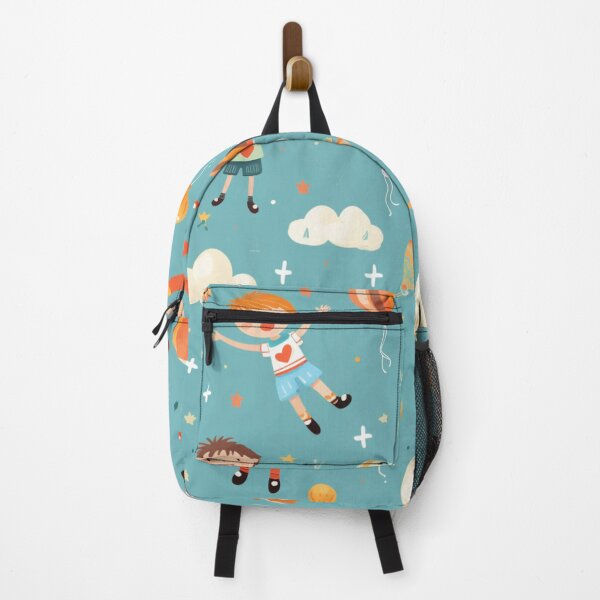 Item preview, Happy kids with balloons pattern designed and sold by SmileshareShop.