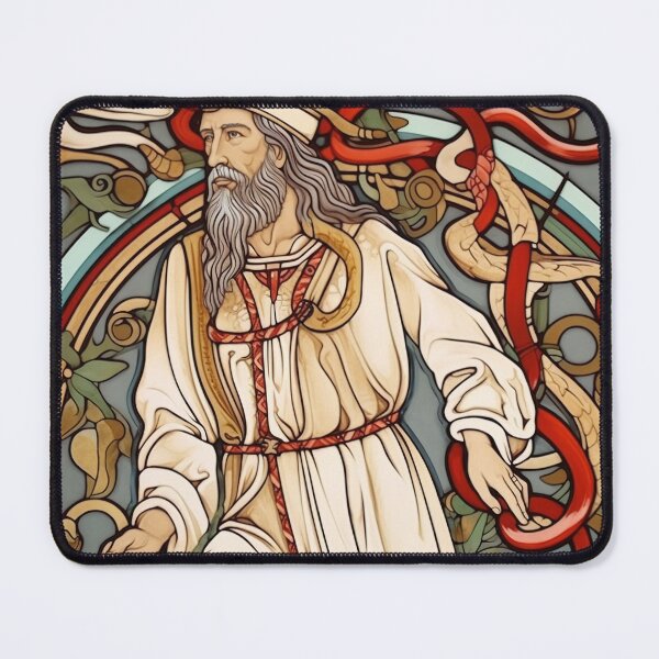 Item preview, Asclepius Greek mythology designed and sold by ComicsFactory.
