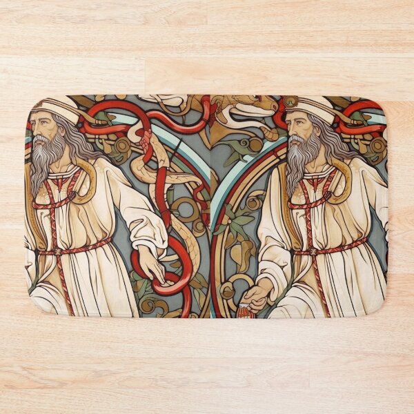 Item preview, Asclepius Greek mythology designed and sold by ComicsFactory.