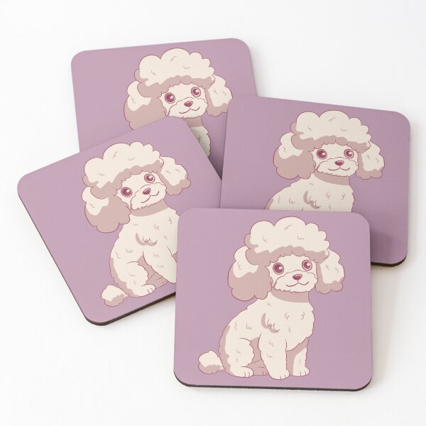 Item preview, Cute white poodle dog  designed and sold by Yaragold.