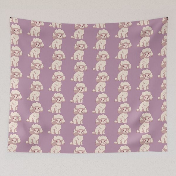 Item preview, Cute white poodle dog  designed and sold by Yaragold.