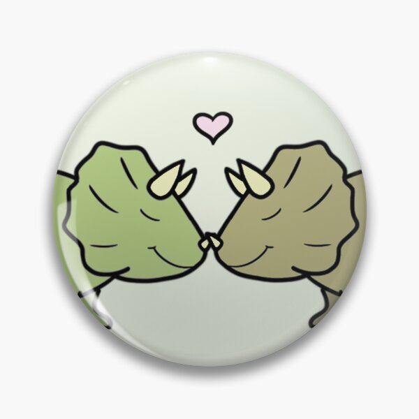Item preview, LOVEY DINOS: cute cuddly Triceratops love (with heart) designed and sold by EmiliaMoscovich.