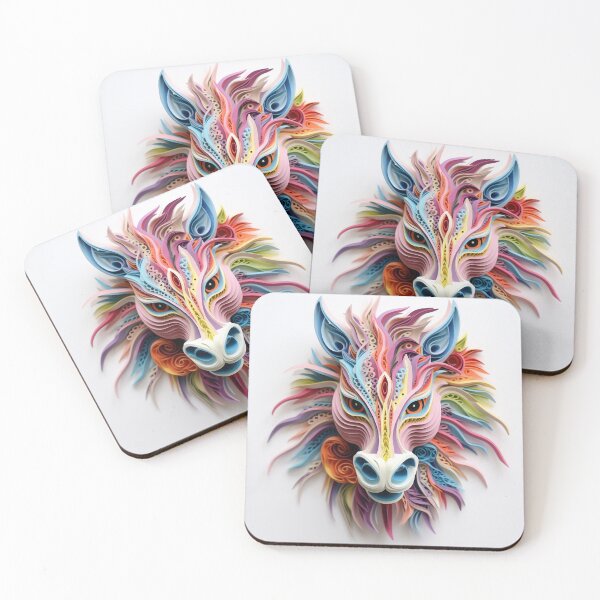 Item preview, Alebrije, paper quilling, horse designed and sold by Imaginarium888.
