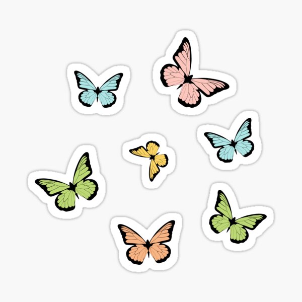Butterfly Trio Decal