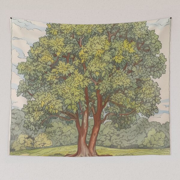 Item preview, Ash tree drawing designed and sold by ComicsFactory.