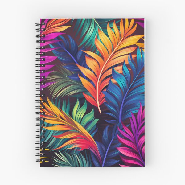 Item preview, Beauty colourful palms pattern  designed and sold by SmileshareShop.