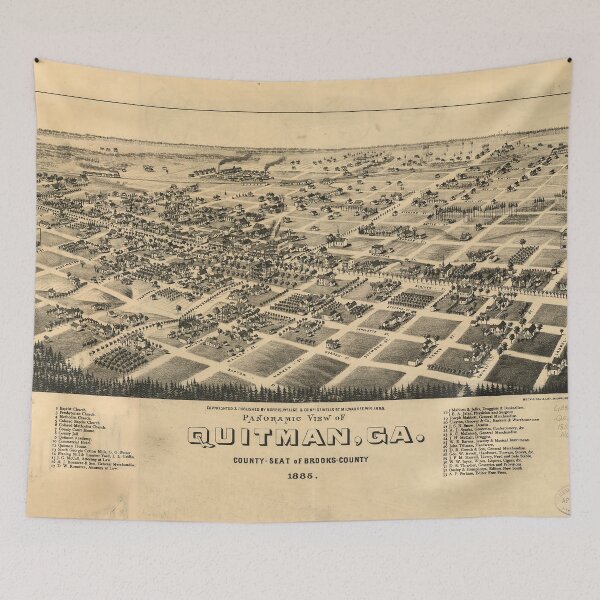 Item preview, Quitman, Georgia (1885) designed and sold by allhistory.