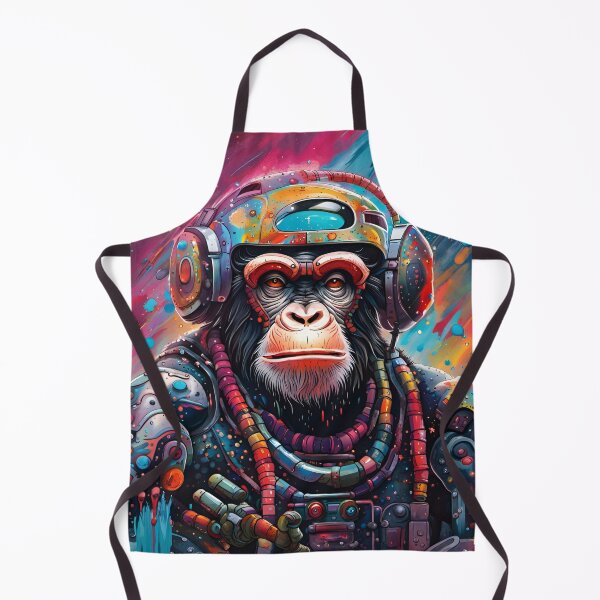 Item preview, Space DJ Techno ChimPanZ designed and sold by timtopping.