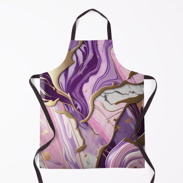 Item preview, Pink, Purple & White Swirled in Gold Accents #4 designed and sold by BirdsnStuff.