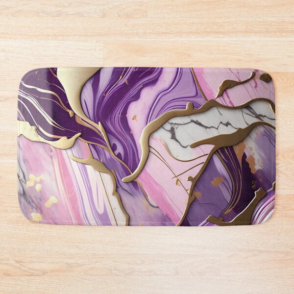 Item preview, Pink, Purple & White Swirled in Gold Accents #4 designed and sold by BirdsnStuff.